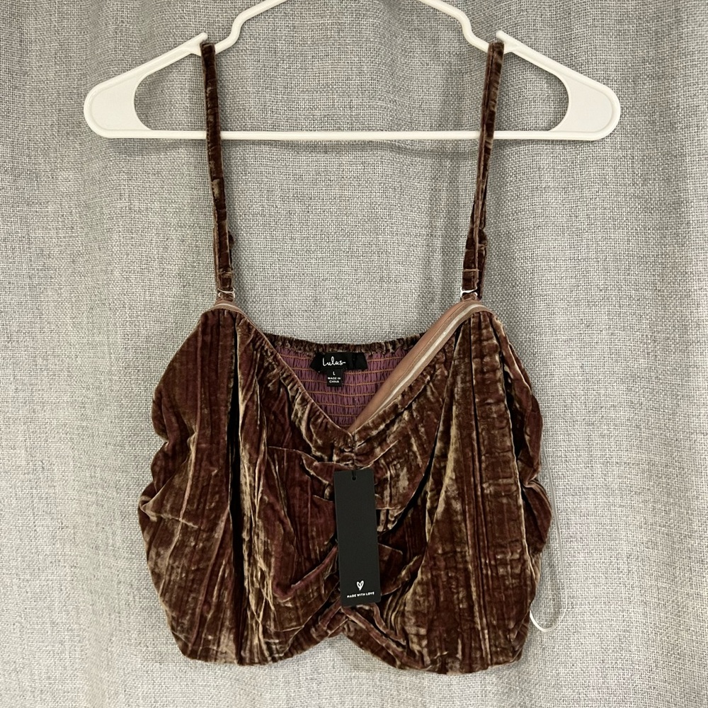 Going out velvet top!